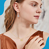 20Pcs 2 Colors Brass with Cubic Zirconia Charms KK-PH0012-42-5