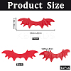 40Pcs Imitation Leather Evil Wings Ornament Accessories DIY-GF0008-82A-2