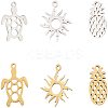 201 Stainless Steel Pendants STAS-AR0001-01-1
