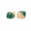 Synthetic Malachite Charms G-N326-121-07-3