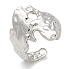 Irregular 304 Stainless Steel Open Cuff Rings for Unisex RJEW-Q003-01P-2