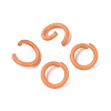 Spray Painted Iron Open Jump Rings IFIN-T017-04B-19-1