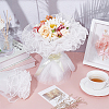 16 Yards 2 Colors Organza Flower Bouquet Wrapping Mesh Paper DIY-UN0007-72-2