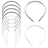 10Pcs 2 Colors Electrophoresis Hair Accessories Iron Hair Band Findings OHAR-TA0001-07-1