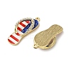 Independence Day Alloy Enamel Pendants ENAM-I069-01G-07A-2