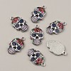 Alloy Enamel Pendants FIND-CJC0015-09N-1