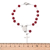 304 Stainless Steel Link Chain Bracelets BJEW-A032-05P-3