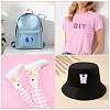 36Pcs 2 Sets 2 Styles Letter A~Z & Number 0~9 Polyester Embroidery Sew On Patches Sets PATC-TA0001-55A-6