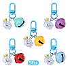 5Pcs Resin Pendant Decorations HJEW-YW00174-05-1