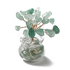 Natural Green Aventurine Chips Tree Decorations LS-DJEW-Z007-02E-1