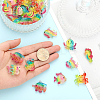 36Pcs 9 Styles Ocean Theme Transparent Resin Pendants RESI-CA0001-46-3