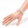 3Pcs 3 Styles Natural Cultured Freshwater Pearl Stretch Beaded Bracelets Sets BJEW-JB06266-11