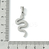 Non-Tarnish 304 Stainless Steel Pendants STAS-L275-01C-P-3
