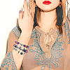 DIY Alloy & Brass European Style Bracelet Jewelry Making Kits DIY-YW0010-66-6