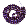 Baking Paint Glass Beads Strands DGLA-N008-10mm-03-3