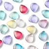 8 Colors Transparent Spray Painted Glass Beads GLAA-FS0001-85-2