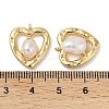 Brass Pave Natural Freshwater Pearl Pendants KK-U045-18G-3
