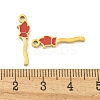 Halloween Theme Ion Plating(IP) 304 Stainless Steel Enamel Pendants STAS-M011-01B-3