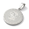 Christmas 304 Stainless Steel Pendants STAS-Z098-40P-2