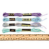 24 Skeins 6 Colors 6-Ply Polyester Embroidery Floss OCOR-FS0001-04-5