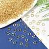 SHEGRACE Brass Open Jump Rings XGR0081G-15G-4