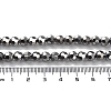 Electroplate Glass Bead Strands LS-EGLA-R042-6mm-06-3