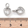 Brass with Cubic Zirconia Pendants KK-P271-42P-A-3
