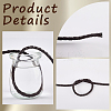 5M Braided Round PU Leather Jewelry Cord OCOR-GF0004-96A-02-5