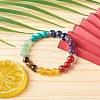 7 Chakra Healing Reiki Yoga Bracelet for Girl Women X1-BJEW-TA00020-2