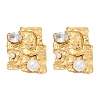 304 Stainless Steel Cubic Zirconia Stud Earrings EJEW-Z110-03G-01-4