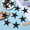12Pcs Star Shape Cloth Embroidery Applqiues PATC-GF0001-33A-3