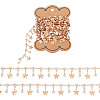 Handmade Rhinestone Flat Round Link Chains CHC-TA0001-35-1