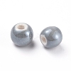 Glazed Porcelain Beads PORC-D001-8mm-26-2
