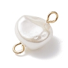 Electroplated Shell Pearl Nuggets Links PALLOY-JF04646-01-5