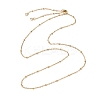304 Stainless Steel Slider Necklace Makings AJEW-JB01272-01-1