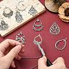 40Pcs 10 Styles Tibetan Style Retro Zinc Alloy Connector Charms FIND-CJ0003-60-5