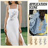 4Pcs 2 Colors Lace Embroidery Sewing Fiber DIY-FG0008-45B-5