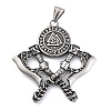 Viking 304 Stainless Steel Big Pendants STAS-P367-02AS-1