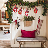 12Pcs 4 Styles Cloth Christmas Stocking Gift Bag Pendant Decoration FIND-SP0020-60C-5