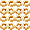 30Pcs Brass Bead Frame KK-SC0006-49-1