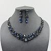 Alloy Rhinestone Jewelry Sets FS-WG8C091-06-1