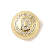 Rack Plating Brass & Cubic Zirconia Pendants KK-Z047-07G-D-RS-1