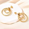 201 Stainless Steel Earrings LS-EJEW-Q026-02G-B-5