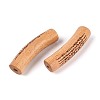 Natural Bocote Wood Beads WOOD-N021-09A-2