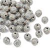 Alloy Rhinestone Beads RB-A034-10mm-A28P-1