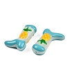 Boot Baking Paint Glass Enamel  Beads LAMP-C020-02E-3