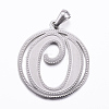 Non-Tarnish 304 Stainless Steel Pendants STAS-K162-068P-1