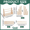 3-Tier Wood Scrunchie Riser Holders ODIS-WH0030-265-2