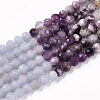 Natural & Synthetic Mixed Gemstone Beads Strands G-D080-A01-02-35-4