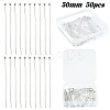50Pcs 304 Stainless Steel Ball Pins STAS-YW0002-86-1